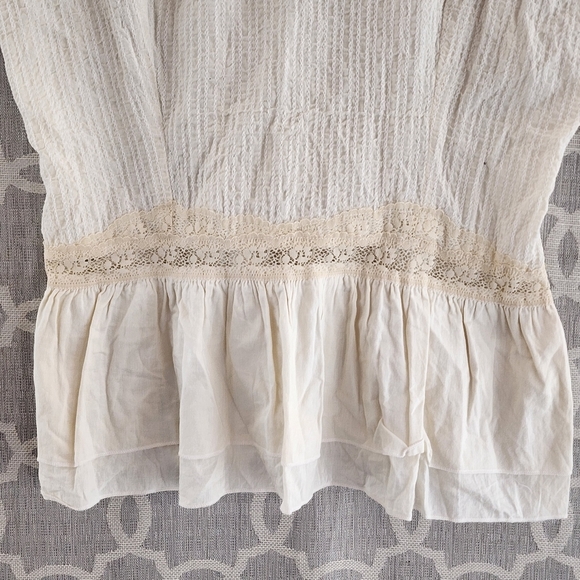 Free People Cream Lace Trim Camisole - Picture 4 of 9
